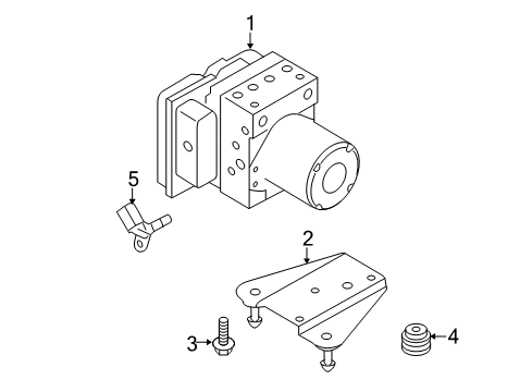 2013 Audi RS5 ABS Components