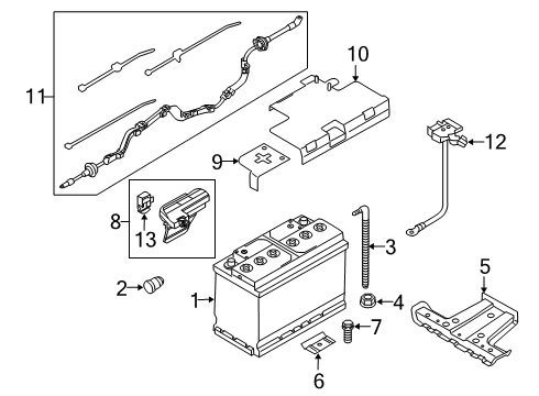 2021 Audi S4 Battery