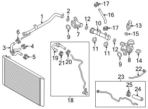 2012 Audi A8 Quattro Powertrain Control Diagram 1