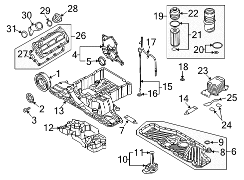 2009 Audi Q7 Filters Diagram 4