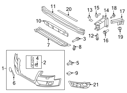 2010 Audi A4 Quattro Front Bumper