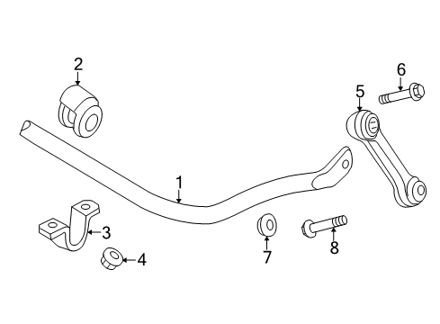 2015 Audi allroad Stabilizer Bar & Components - Front