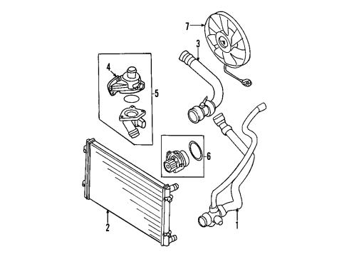 2010 Audi TT Quattro Cooling System, Cooling Fan