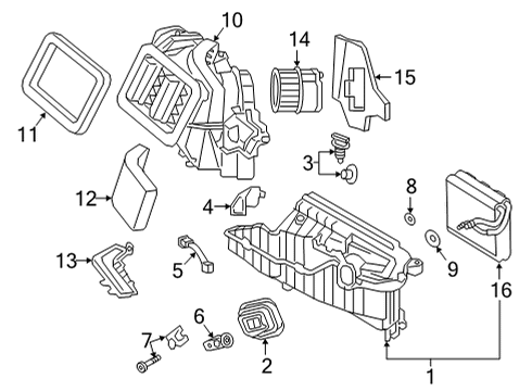 2022 Audi A7 Sportback Blower Motor & Fan