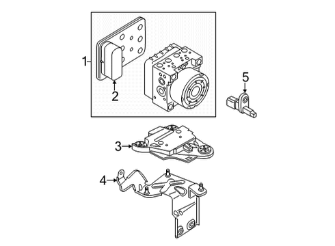 2024 Audi A3 ABS Components