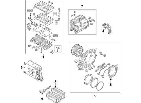 2016 Audi A3 Sportback e-tron Hybrid Components, Battery, Cooling System