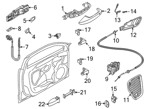 2024 Audi A3 Lock & Hardware