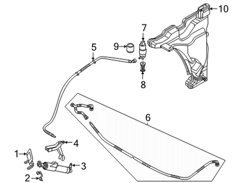 2021 Audi A4 allroad Washer Components