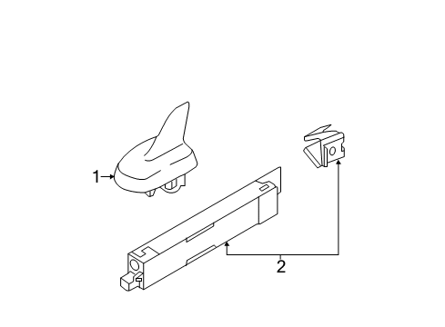 2013 Audi A7 Quattro Antenna & Radio