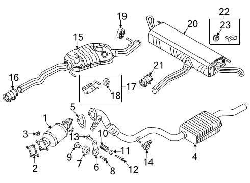 2018 Audi Q5 Exhaust Components