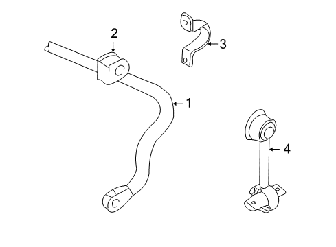 2004 Audi A4 Rear Suspension, Control Arm Diagram 3