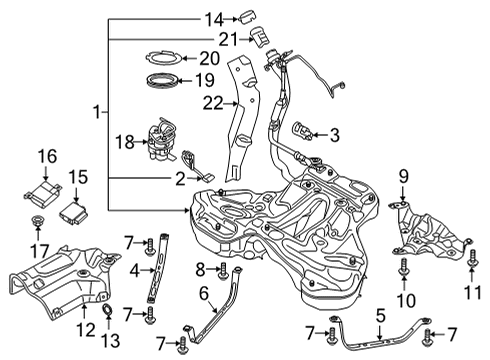 2022 Audi A7 Sportback Fuel Supply