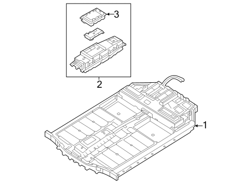 2024 Audi e-tron GT Battery Diagram 1