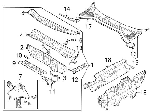 2023 Audi RS3 Cowl