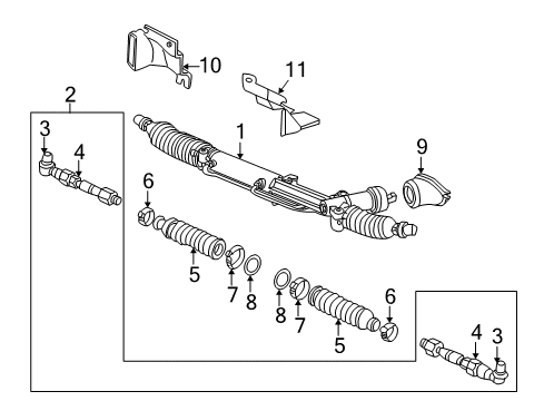 2004 Audi S4 Steering Systems, Internal Components, Shroud, Switches Diagram 1