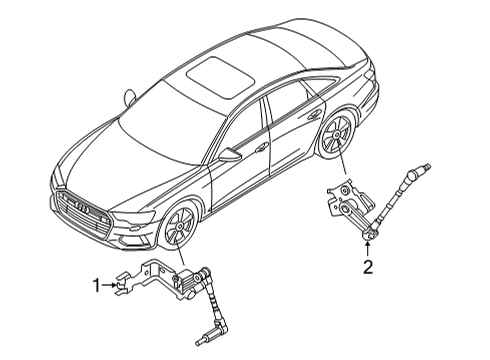 2022 Audi RS7 Sportback Electrical Components Diagram 2