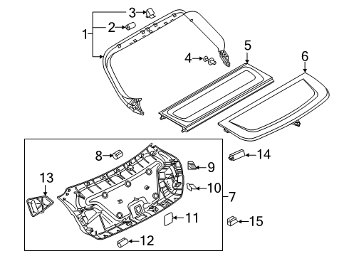 2022 Audi A5 Sportback Interior Trim - Lift Gate