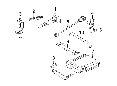 2006 Audi A6 Quattro Ignition System