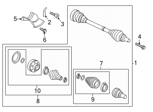 2023 Audi Q7 Drive Axles - Rear