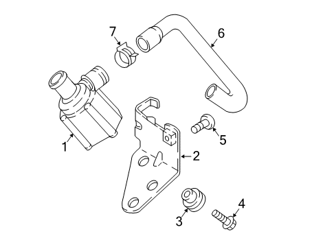 2018 Audi A6 Quattro Water Pump