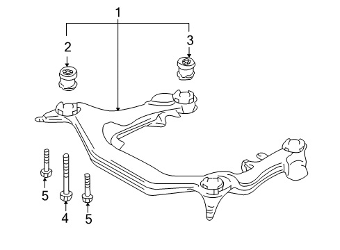 2004 Audi S4 Suspension Mounting - Front