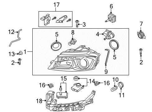 2009 Audi A3 Headlamps, Headlamp Washers/Wipers