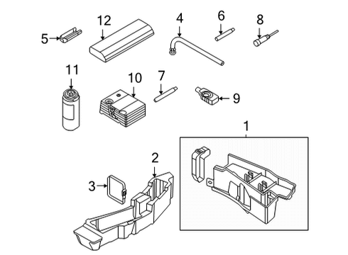 2021 Audi RS6 Avant Jack & Components