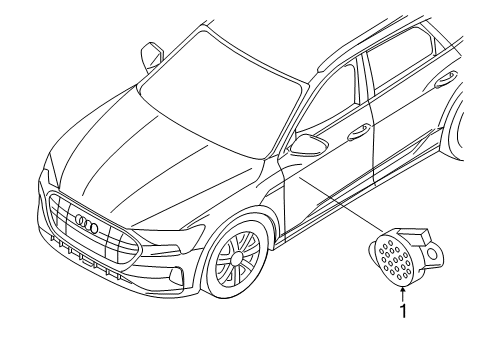 2021 Audi e-tron Sportback Electrical Components Diagram 12