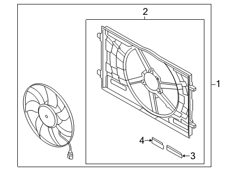 2015 Audi A3 Cooling System, Radiator, Water Pump, Cooling Fan