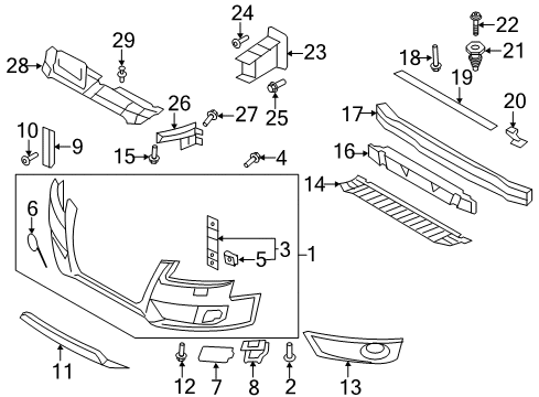 2008 Audi A5 Quattro Front Bumper