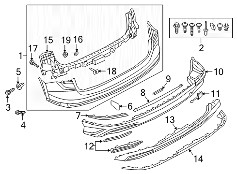 2022 Audi Q3 Bumper & Components - Rear