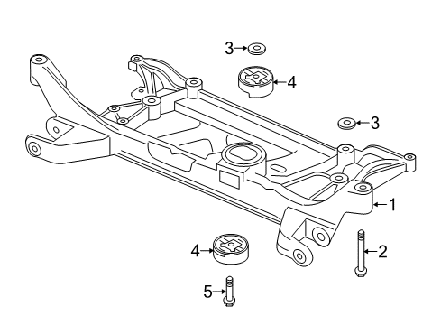 2016 Audi A3 Sportback e-tron Suspension Mounting - Front