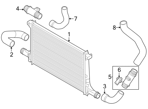 2023 Audi Q7 Intercooler