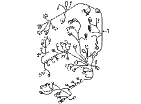 2017 Audi A7 Quattro Wiring Harness