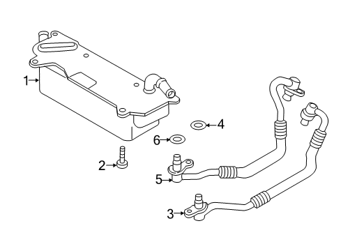 2014 Audi S6 Trans Oil Cooler