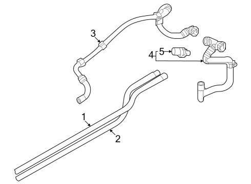 2023 Audi Q4 e-tron Sportback Hoses, Lines & Pipes Diagram 8