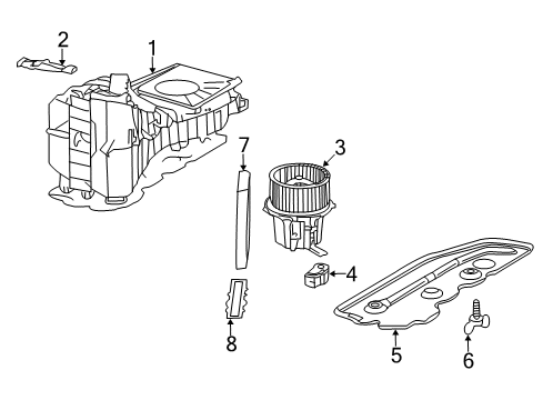 2015 Audi allroad Blower Motor & Fan