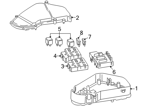 2011 Audi Q7 Fuse & Relay Diagram 1