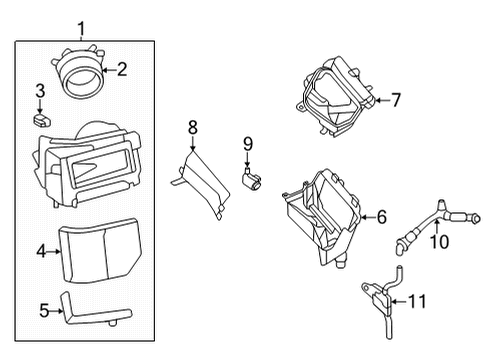 2022 Audi e-tron GT Blower Motor & Fan