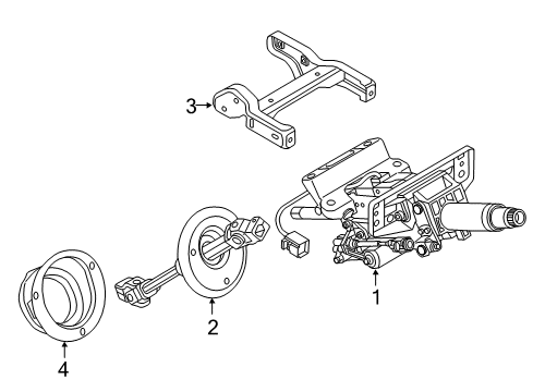 2015 Audi S8 Steering Column & Wheel, Steering Gear & Linkage