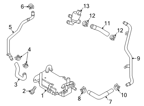 2017 Audi Q7 Trans Oil Cooler