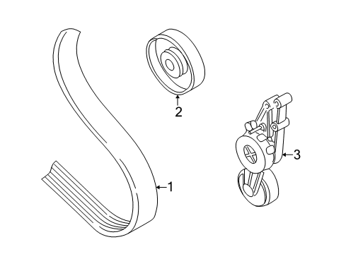 2004 Audi A4 Quattro Belts & Pulleys