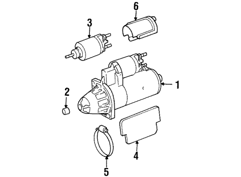 1998 Audi Cabriolet Starter