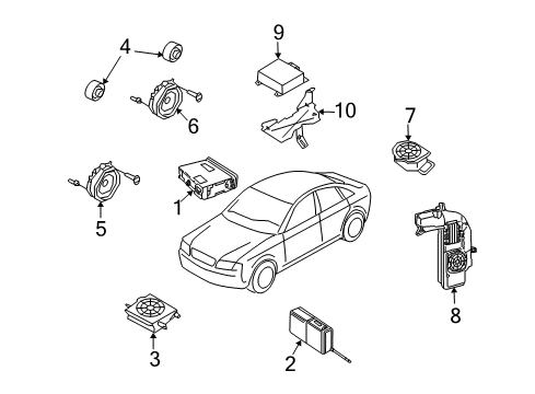 2004 Audi S4 Sound System