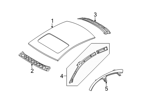 2011 Audi S6 Roof & Components