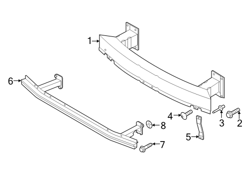 2024 Audi Q8 e-tron Sportback Bumper & Components - Front