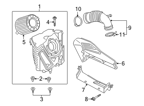 2017 Audi A4 Air Intake