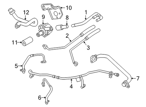 2022 Audi RS5 Hoses & Lines