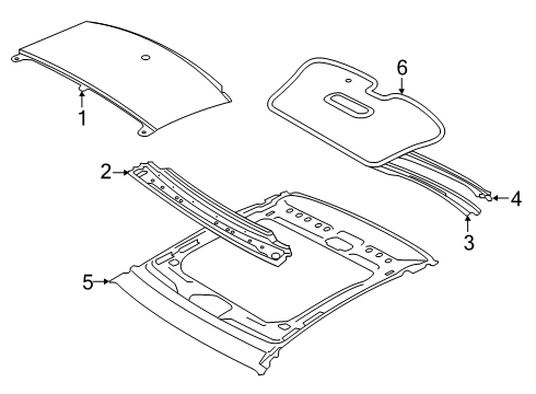 2023 Audi A7 Sportback Roof & Components