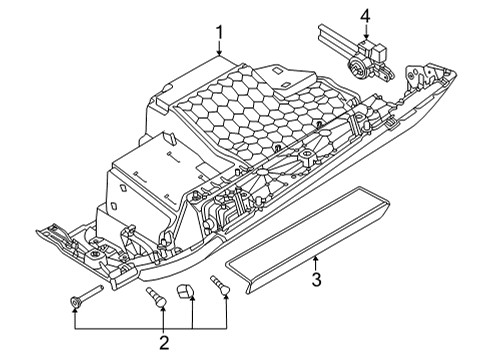 2022 Audi e-tron GT Glove Box